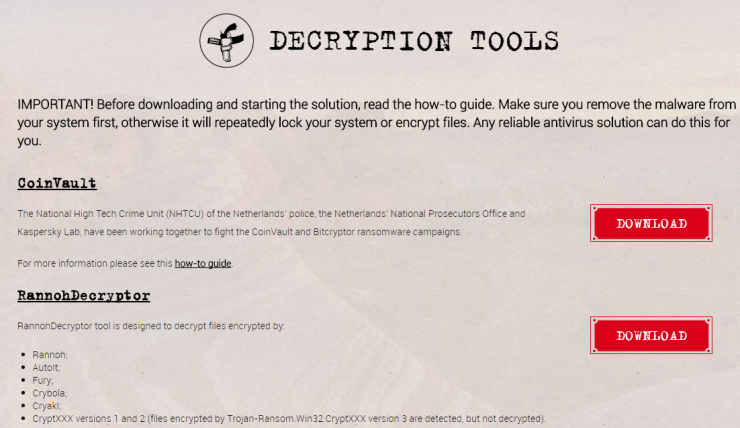 反击黑客勒索！这家网站帮你免费解密被黑文件