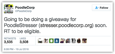 说明: poodlecorp-tweet